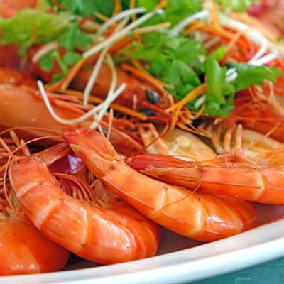 Tôm Hấp (Bia, Rượu, Dừa)
